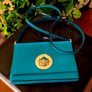 Kate Spade Crossbody. Teal. Gently Used.